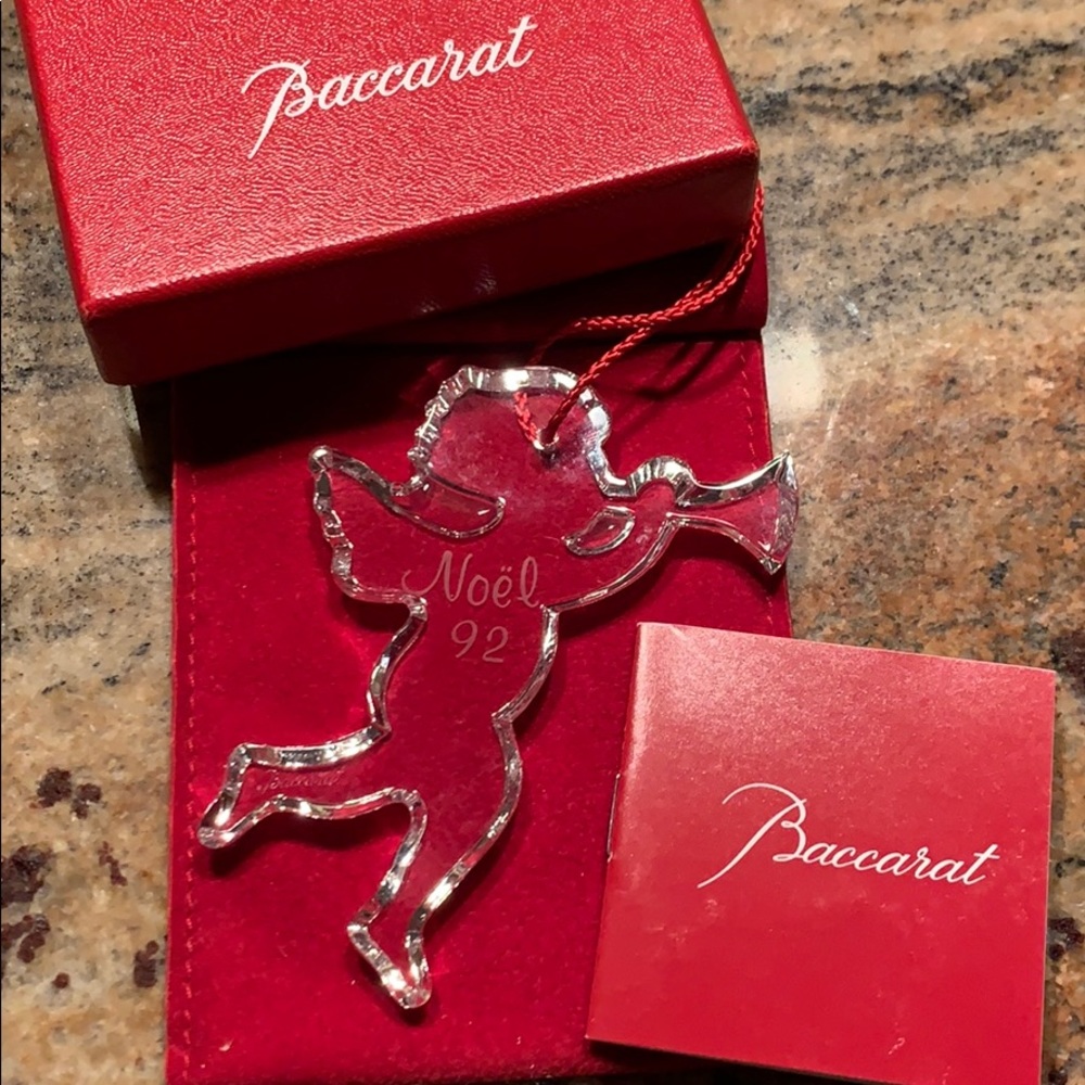 Baccarat Noel Angel Crystal Ornament 92